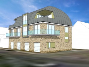 ontwikkeling appartementen Burenpolderweg te Yerseke