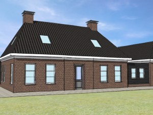 nieuwbouw notariswoning te Prinsenbeek