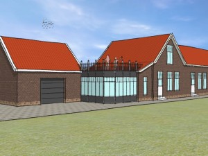 verbouw woning, uitbreiding serre, herbouw garage te Wemeldinge