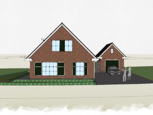 nieuwbouw woning a.d. Heulblok, Mannee Goes