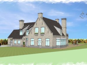 nieuwbouw villa in Kempische bouwstijl