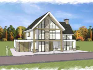 nieuwbouw villa boskavel inbreidingsplan ’t Zand te Roosendaal