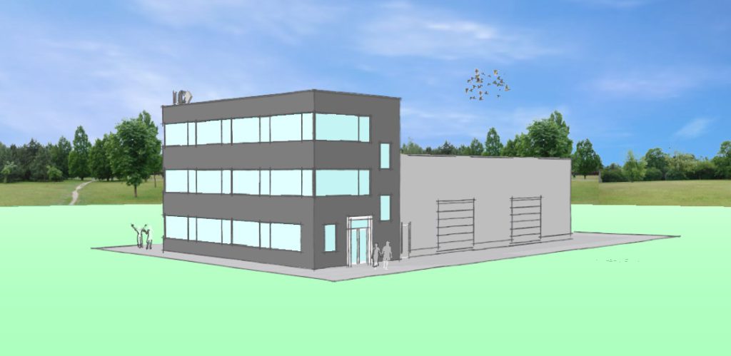 nieuwbouw bedrijfspand LC gevelrenovatie te Oud Gastel