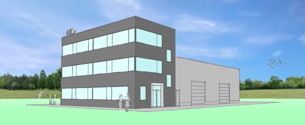 nieuwbouw bedrijfspand LC gevelrenovatie te Oud Gastel