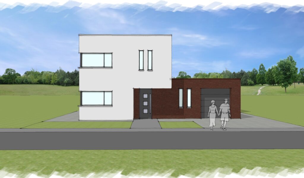 nieuwbouw woning a.d. Valkreek te Colijnsplaat