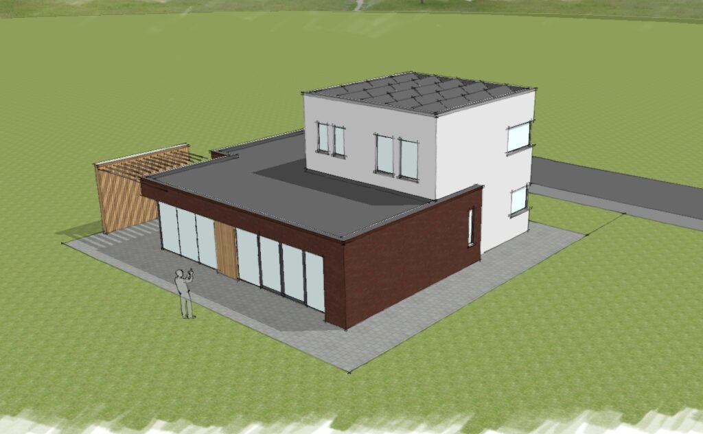 nieuwbouw woning a.d. Valkreek te Colijnsplaat