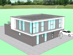 nieuwbouw eigentijdse woning te St. Willebrord