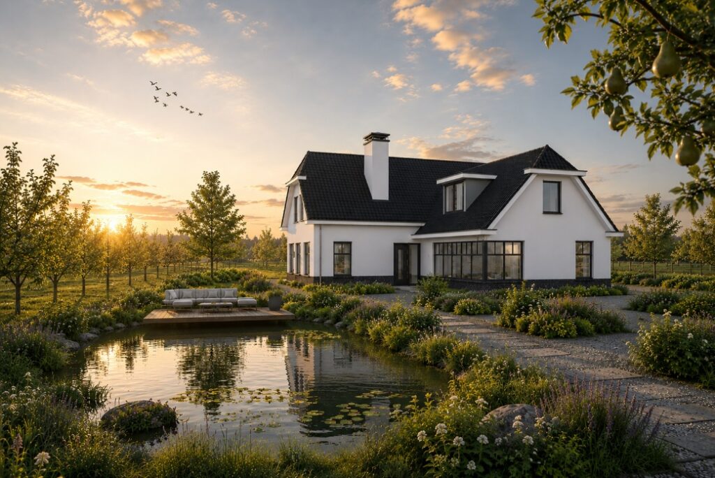 nieuwbouw landelijke woning te Wemeldinge