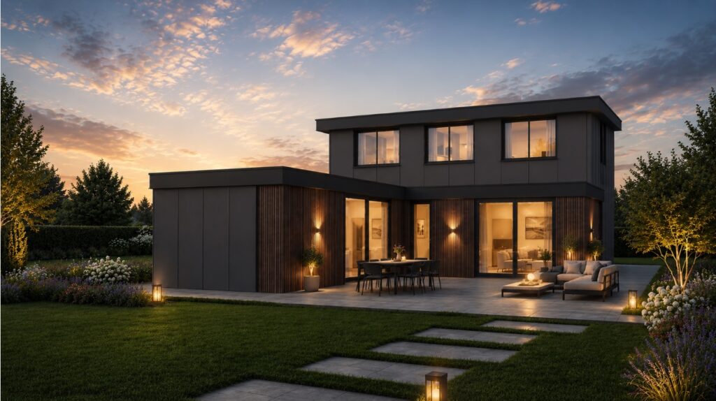 nieuwbouw markante woning langs de Oude Rijn te Hazerswoude-Rijndijk